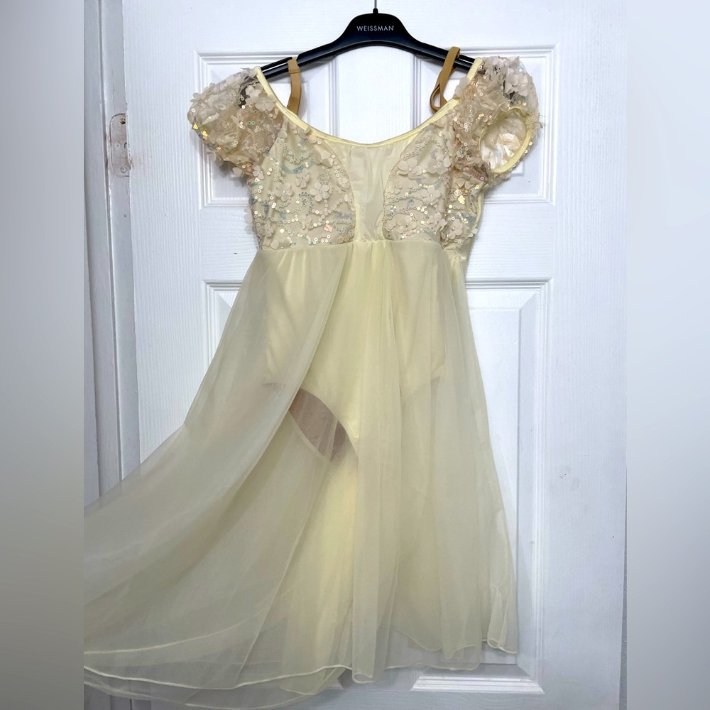Ivory ballet lyrical dance costume